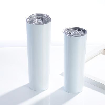 China Factory Price 20oz 30oz Viable Sublimation Blanks Straight Lean Double Wall Stainless Steel Tumbler Cups Bulk for sale