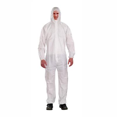 China Breathable Spray Paint Powder Coating Protective Industrial Safety Disposable Type 5 Coverall 6 Microporous for sale