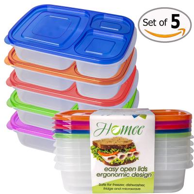 China Factory Cheap Price Ningbo Tiffin Plastic Microwavable Food Bowl For Promotion for sale