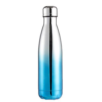 China PORTABLE Electro Plating Stainless Steel Dual Wall Insulated Vacuum Water Bottle With Foil Proof Lid for sale