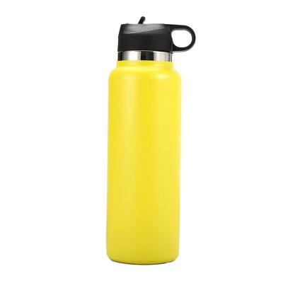 China Hot Selling PORTABLE 32OZ Vacuum Flask Stainless Steel Double Wall Insulated Wide Mouth Outdoor Water Bottle Thermos for sale