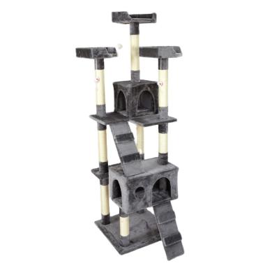 China Sisal Cat Sisal Platform Climbing Platform Viable Cat Tree Cat Jumping Toys Manufacturer Directly for sale