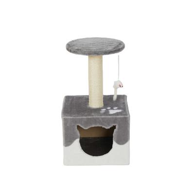 China High Quality Cat Tree Frame Climbing Cat Belt and Wooden Column Viable Cat Scratch Wholesale Customized for sale