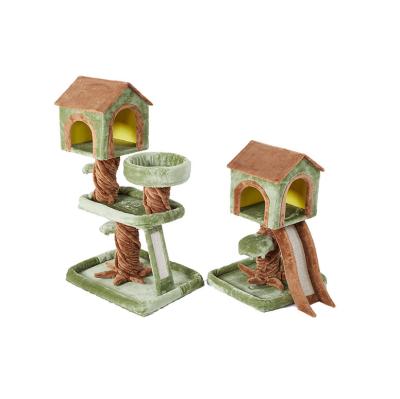 China Scratcher Cat Treehouse Cat Scratcher Pet Shop Sustainable Sisal Covered Cat for sale