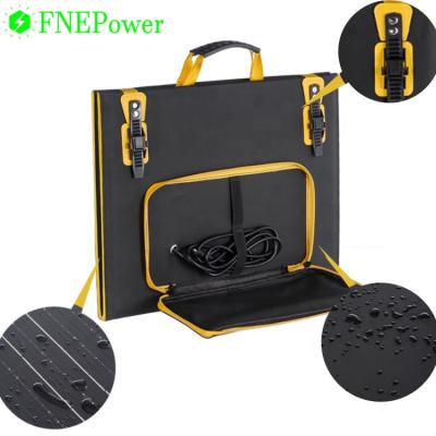 China 100W 18V Outdoor Power Charging Foldable Bag Portable Solar Panels 210mmx210mm for sale