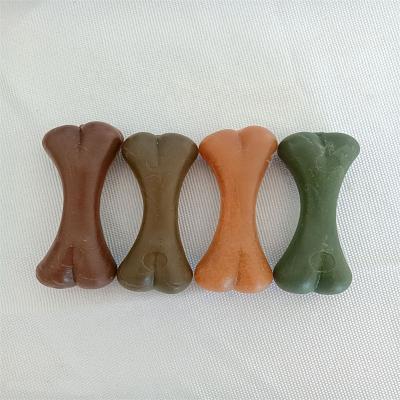 China Sustainable Pet Supplies OEM Dog Food Rawhide Calcium Bone Pet Treats Knotted Chew Dog Snacks for sale