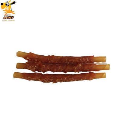 China Sustainable Dog Treats OEM Wholesale Pet Food Snacks Rib Rawhide Dental Chews High Protein Dog Snacks for sale