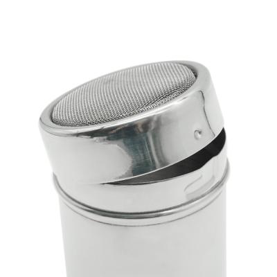 China High Quality Viable Kitchenware Spice Jar Container Stainless Steel Salt And Pepper Shaker With Plastic Lid for sale