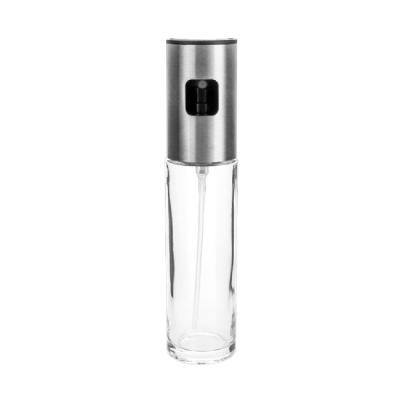 China Viable Glass Oil Vinegar Sprayer For Cooking Olive Cooking Stainless Steel Bottle Dispenser for sale