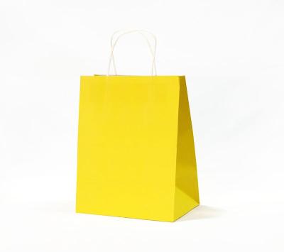 China Recyclable Custom Size Paper Bag For Restaurant With Free Logo Printing for sale