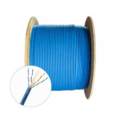 China CHANGBAO cat6 cat6a network cable UTP ethernet cable 1000ft solid bare copper lan cable for sale