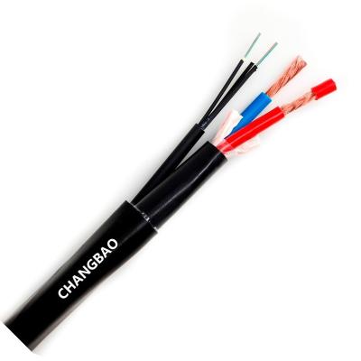 China CHANGBAO factory sale outdoor cable bare copper fiber optic for network and project solution for sale