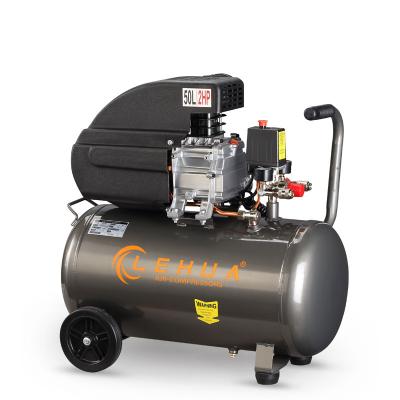 China Small Lubricated Portable Direct Driven Piston 2.5hp 50L Air Compressor for sale