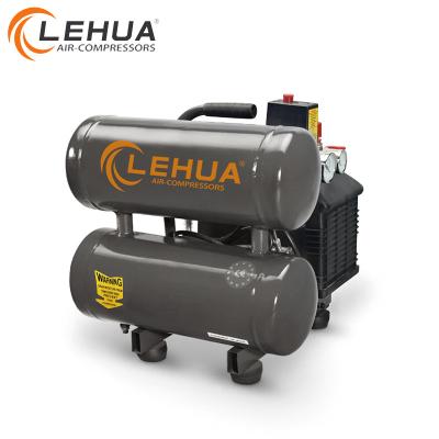 China Lubricated Portable Air Compressor Twin Tank Low Pressure Compressors 220v for sale