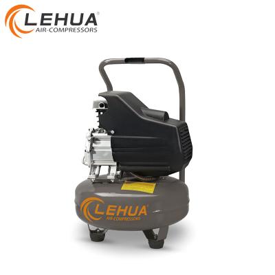 China 15L 2HP DIY Lubricated Piston Direct Round Tank Portable Air Compressor for sale