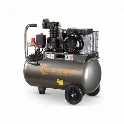 China 1.1kw 50l tank lubricated electric air compressor for sale