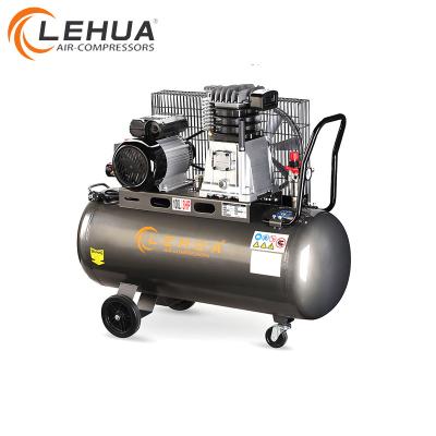 China Lubricated Hot Sale LH2065 Italy Type 3hp 100L Belt Driven Air Compressor for sale