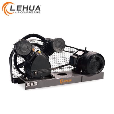 China Italy Type 2090 Lubricated 5.5hp 8bar Electric Motor Single Phase Panel Air Compressor for sale