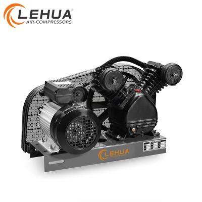 China 1.5kw 2hp 2051 lubricated air compressor with air pump and motor for sale