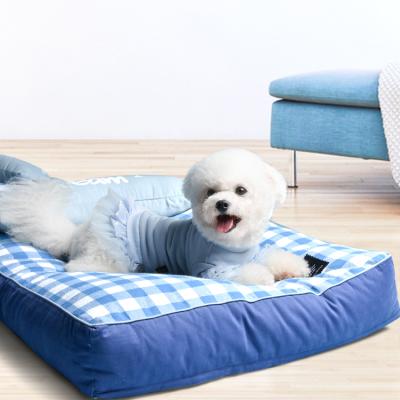 China Sustainable Fashionable Pet Supplies New Design Cotton Custom Dog Bed Dog Mattress for sale