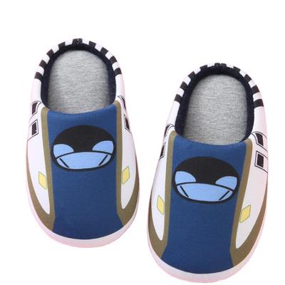 China Wholesale Waterproof Child Cotton Comfortable Home Canvas Keep Warm Slippers For Kids Boys for sale