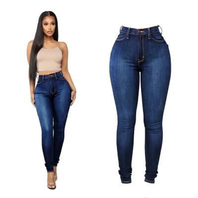 China 2022 Women High Waist Denim Ladies Tank Tops Pantalones Sexy Breathable Mom Jeans Blue Skinny Women Pants Plus Size Women Jeans for sale