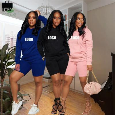 China QUICK DRY Two Piece Pants Set Logo Hoodies Plus Size Custom Jogger Pants Tracksuits 2 Piece Set Winter Autumn Women 2022 Clothes for sale