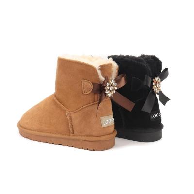 China 2022 Fashion Trend Best Selling Famous Brand Women's Snow Boots Top High Quality Winter Boots Women's Fur Leather Boots For Women Warm Shoes for sale