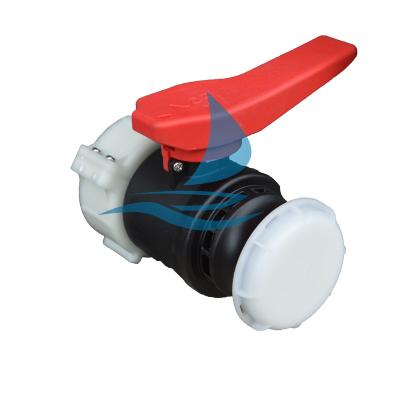 China IBC TANK DN40 62mm DN50 75mm 1000l Water Fitting IBC Tote Tank Butterfly Valve Taps for sale