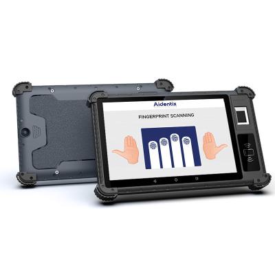 China 8 inch pdas waterproof nfc industrial grade fingerprint tablet pc shockproof industrial rugged android computer for sale