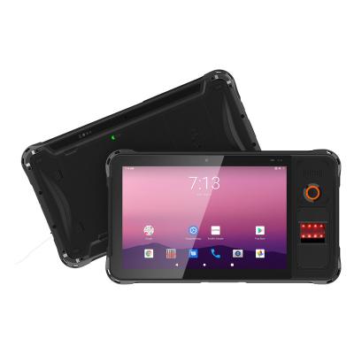 China Shockproof Android Smart Tablet Thumb Live 8 Finger Detection Support 1D/2D Barcode And Nfc Reader for sale