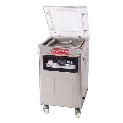 China KUNBA Dz-400/2e Type Electric Vacuum Heating Band Food Pumping Sealing Machine for sale