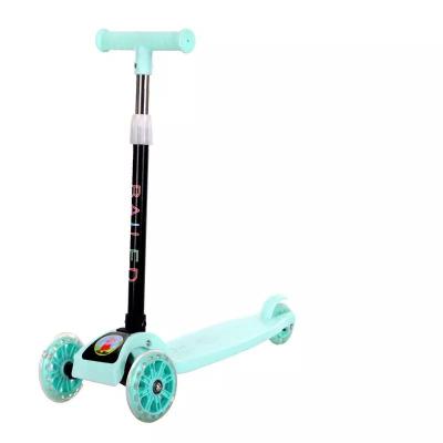 China Fashionable New Design 3 Wheel Baby Tricycle Scooter Car Scooter with Big PU Wheels New Colors for Baby 2-7 Years Old for sale