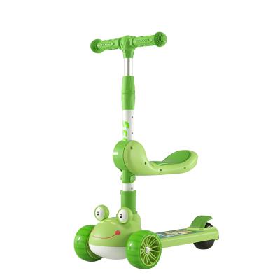 China Baby Tricycle Scooter Kids Customized Foldable Color 3 Wheels Kick Scooter For Kids For Baby For 2-7 Years Old for sale