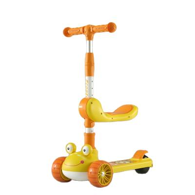 China Baby Tricycle Factory Kick Scooter Adjustable Kid Children Foot Scooter/Outdoor Multifunctional Mini Foldable Kids Scooter for sale