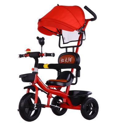 China Ride On Toy High Grade Four In A Kids Tricycle With Sunshade Kids Pedal Tricycle Tent Kids Tricycle for sale