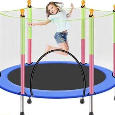 China With protective net trampoline suitable for children fitness bed trampoline adult women modeling bed bouncing bed parent-child games for sale