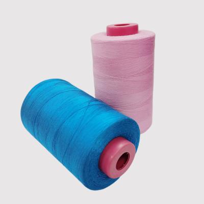 China Factory sale 100% polyester sewing threads abrasion resistance 402/2 polyester sewing thread with different colors for sale