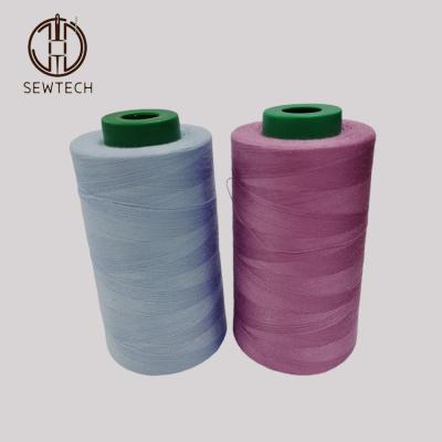 China Factory sale 100% good quality abrasion resistance spun polyester sewing thread for garment accessories for sale