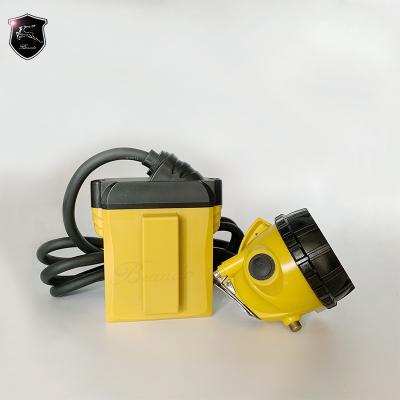 China Mining Strong Brightness Wired 25000lux Cap Lamp Attached Cap Lamps For Mining Tunnel Construction for sale