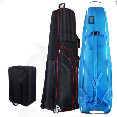 China High Quality Durable Waterproof Golf Bag Travel Cover Air Bag With Two Wheels Easy To Carry Golf Air Bag for sale