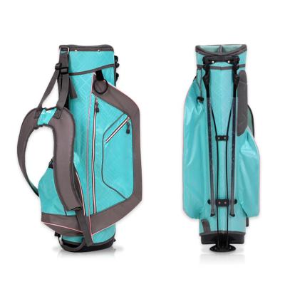 China Wholesale Durable Logo Golf Cart Bag Waterproof Custom PU Leather Golf Club Rack Bag Golf Club Bags On Sale for sale