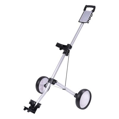 China Factory wholesale high performance hand push small folding golf cart for sale with 2 wheels aluminum golf push cart for sale