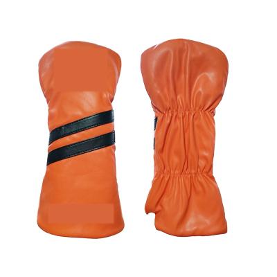 China Waterproof 1 3 5 Fairway Leather Golf Driver Headcovers for Golf Club Fits All Fairway and Driver Clubs Golf Driver Headcover for sale