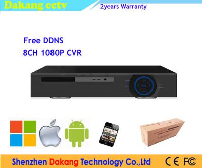 China 8 hybrider Digital Videorecorder des Kanal-1080P NVR DVR für CCTV zu verkaufen