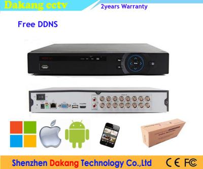 Cina CCTV autonomo DVR HD 1080P di analogo, CVI videoregistratore dell'ibrido in vendita