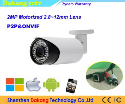 China Digitale Camera 2 Manier Audioonvif 2.0 Megapixel van netwerkkabeltelevisie IP Autofocus Te koop