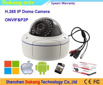 China Network Two Way Audio Security Camera / 2MP IP Dome Camera ONVIF Protocol for sale