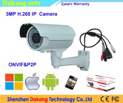 China De witte Digitale Camera POE H.265 WDR van 1080P Autofocus met 60M IRL Te koop