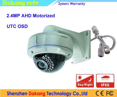 China WDR Video Motorized Security Camera , Eyeball CCTV Camera Vandal Proof for sale